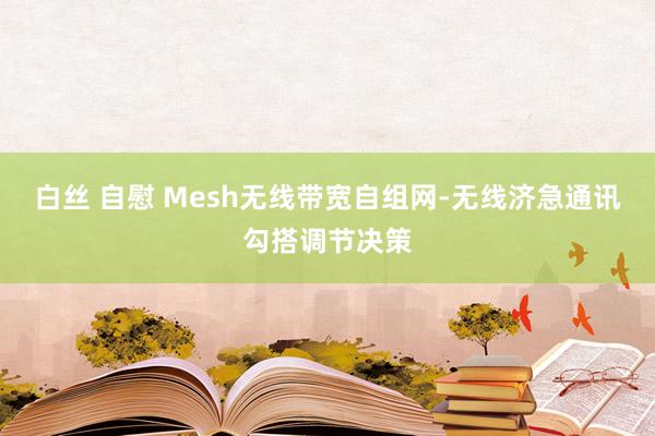 白丝 自慰 Mesh无线带宽自组网-无线济急通讯勾搭调节决策